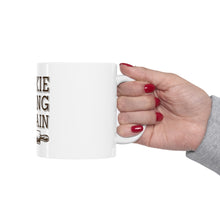 DistinctInk Glossy White Coffee / Tea Mug - Cookie Baking Captain Rolling Pin