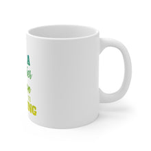 DistinctInk Glossy White Coffee / Tea Mug - I'm a Happier Person When I'm Painting