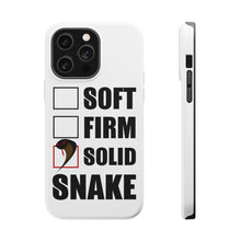 DistinctInk ToughCase for Apple iPhone, Compatible with MagSafe Charging - Soft Firm Solid Snake
