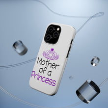 DistinctInk ToughCase for Apple iPhone, Compatible with MagSafe Charging - Mother of a Princess