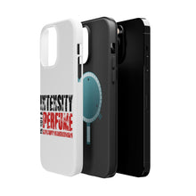 DistinctInk ToughCase for Apple iPhone, Compatible with MagSafe Charging - Intensity Isn't A Perfume