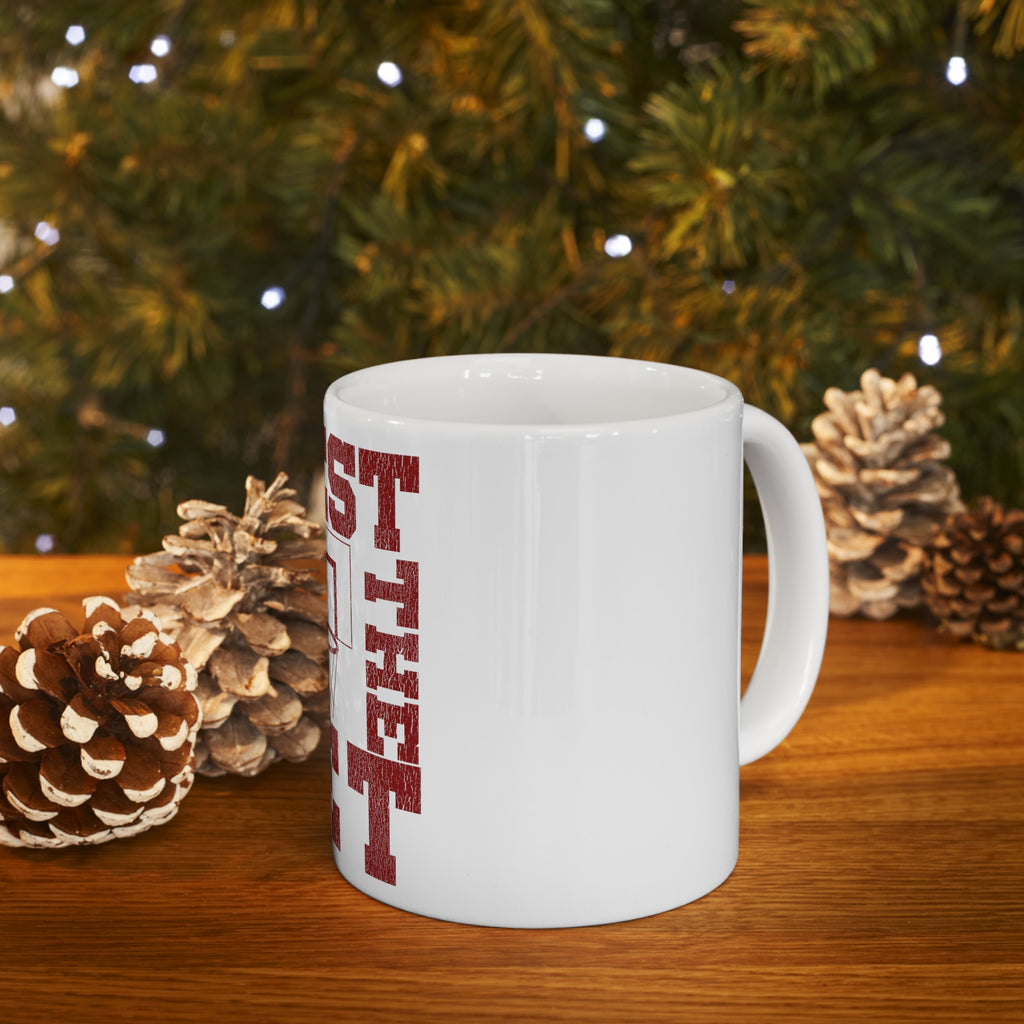 Glossy White Coffee / Tea Mug - Quest For The Net Basketball, view 9