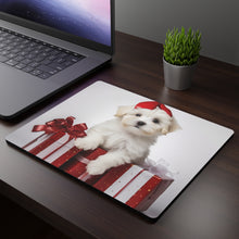 DistinctInk Mouse Pad - 1/4" Foam Rubber - Coton de Tulear Puppy