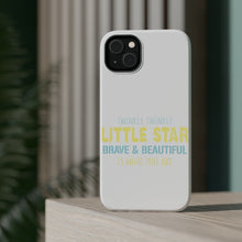 DistinctInk ToughCase for Apple iPhone, Compatible with MagSafe Charging - Twinkle Little Star Brave & Beautiful You Are