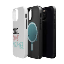 DistinctInk ToughCase for Apple iPhone, Compatible with MagSafe Charging - Live. Love. Pilates.