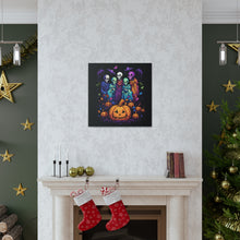 DistinctInk Canvas Wall Art with "Mindful Connections" for Halloween LGBTQ+ Pride
