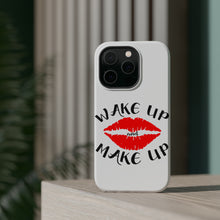 DistinctInk ToughCase for Apple iPhone, Compatible with MagSafe Charging - Wake Up and Make Up