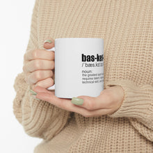 DistinctInk Glossy White Coffee / Tea Mug - Basketball Definition Greatest Sport