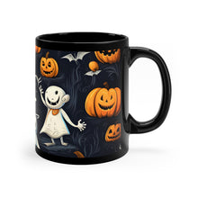 DistinctInk Black Coffee Mug - The Halloween Spell for Halloween