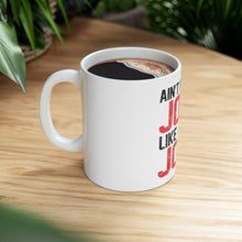 DistinctInk Glossy White Coffee / Tea Mug - Ain't No Bad Joke Like a Dad Joke