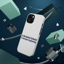 DistinctInk ToughCase for Apple iPhone, Compatible with MagSafe Charging - Not Rocket Scient - Aerospace Engineering