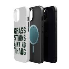 DistinctInk ToughCase for Apple iPhone, Compatible with MagSafe Charging - Grass Stains Ain't No Thang