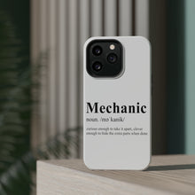 DistinctInk ToughCase for Apple iPhone, Compatible with MagSafe Charging - Mechanic Definition Hide the Extra Parts