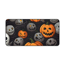 DistinctInk Desk Mat with Haunted Harvest Time Design for Halloween