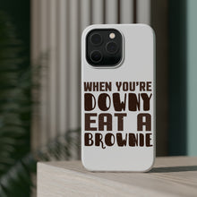 DistinctInk ToughCase for Apple iPhone, Compatible with MagSafe Charging - When You're Downy Eat a Brownie
