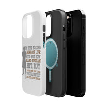 DistinctInk ToughCase for Apple iPhone, Compatible with MagSafe Charging - Boxing Life How Many Times You Keep Moving