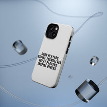 DistinctInk ToughCase for Apple iPhone, Compatible with MagSafe Charging - Great Players Inspire Others