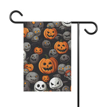 DistinctInk Garden & House Banner Flag with Haunted Harvest Time Design for Halloween