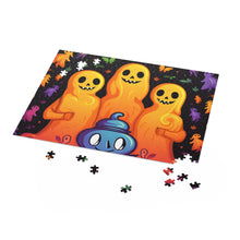 DistinctInk Jigsaw Puzzle with Finding Your Purpose in Life Design for Halloween  LGBTQ+ Pride