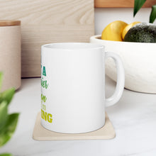 DistinctInk Glossy White Coffee / Tea Mug - I'm a Happier Person When I'm Painting