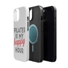 DistinctInk ToughCase for Apple iPhone, Compatible with MagSafe Charging - Pilates is My Happy Hour