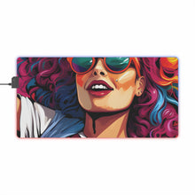 DistinctInk LED Gaming Mouse Pad with Leading a New Path Design for LGBTQ+ Pride
