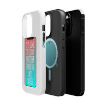 DistinctInk ToughCase for Apple iPhone, Compatible with MagSafe Charging - Time To Look Prettier Than the Last Selfie