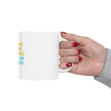 DistinctInk Glossy White Coffee / Tea Mug - I Don't Smoke, Drink, Drugs - I Lie