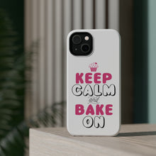 DistinctInk ToughCase for Apple iPhone, Compatible with MagSafe Charging - Keep Calm and Bake On
