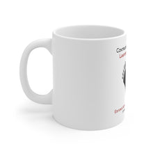 DistinctInk Glossy White Coffee / Tea Mug - Lawyers DO Have Souls Oops Soles