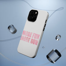 DistinctInk ToughCase for Apple iPhone, Compatible with MagSafe Charging - More Fun More Sun