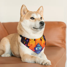 DistinctInk Adjustable Pet Banana Collar with Finding Your Purpose in Life Design for Halloween LGBTQ+ Pride