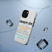 DistinctInk ToughCase for Apple iPhone, Compatible with MagSafe Charging - Theatre Life - Odd Things in Public