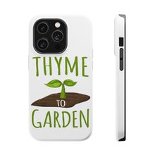 DistinctInk ToughCase for Apple iPhone, Compatible with MagSafe Charging - Thyme to Garden