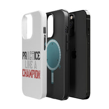 DistinctInk ToughCase for Apple iPhone, Compatible with MagSafe Charging - Practice Like a Champion