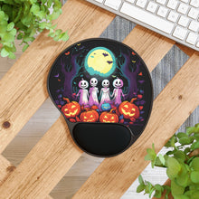 DistinctInk Mouse Pad with Wrist Rest  with Exploring the Unknown Design for Halloween  LGBTQ+ Pride