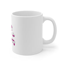 DistinctInk Glossy White Coffee / Tea Mug - Born to be a Unicorn