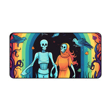 DistinctInk Desk Mat with The Enduring Beauty of Writing Design for Halloween  LGBTQ+ Pride