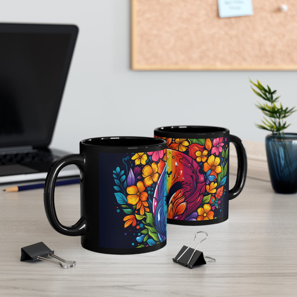 Black Coffee Mug - A World of Possibilities for LGBTQ+ Pride, view 2