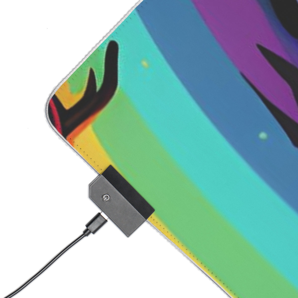 LED Gaming Mouse Pad with Living Life to the Fullest Design for Halloween LGBTQ+ Pride, view 36