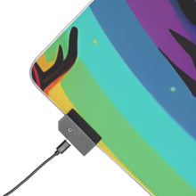 DistinctInk LED Gaming Mouse Pad with Living Life to the Fullest Design for Halloween  LGBTQ+ Pride