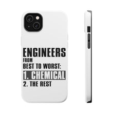 DistinctInk ToughCase for Apple iPhone, Compatible with MagSafe Charging - Chemical Engineers are the Best