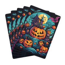 DistinctInk Playing / Poker Cards with Trick or Treat Parade Design for Halloween