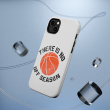 DistinctInk ToughCase for Apple iPhone, Compatible with MagSafe Charging - Basketball There is No Off Season