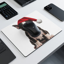 DistinctInk Mouse Pad - 1/4" Foam Rubber - Miniature Bull Terrier Puppy