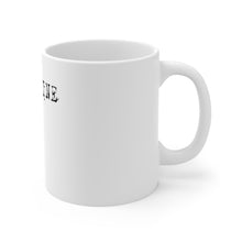 DistinctInk Glossy White Coffee / Tea Mug - I Am Fine - Blood Splatter
