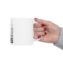 DistinctInk Glossy White Coffee / Tea Mug - The Only Running I Do Are Beer Runs