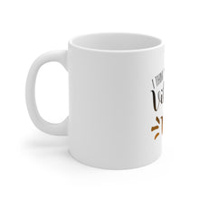 DistinctInk Glossy White Coffee / Tea Mug - I Think You're Lacking Vitamin Me