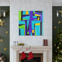 Pablo D'Azure - Mid-Century Modern Canvas Wall Art Decor