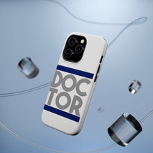 DistinctInk ToughCase for Apple iPhone, Compatible with MagSafe Charging - DOCTOR Word Art